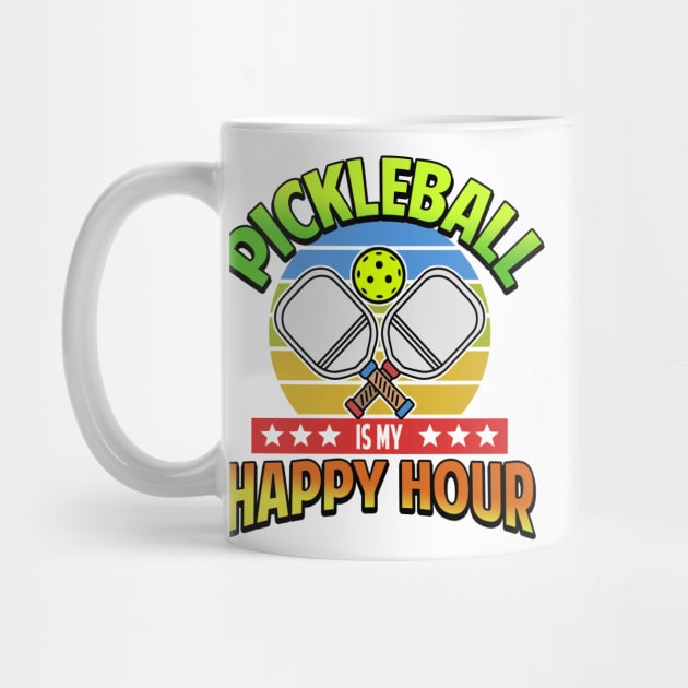 Pickleball Gifts Pickleball is my Happy hour by Mesyo